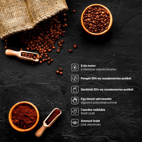 Lauben Grinder 200ST - Elektromos kávé/fűszer/dió